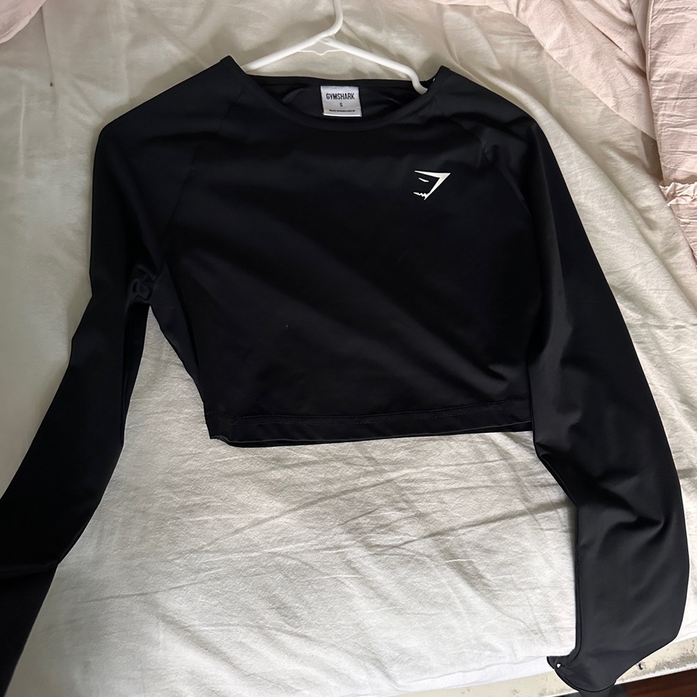 Gymshark long sleeve crop training top